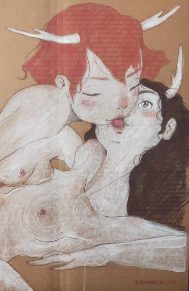 Mondi Invisibili - Dioniso - Diego Gabriele
Acrylic and pastel painting on cardboard