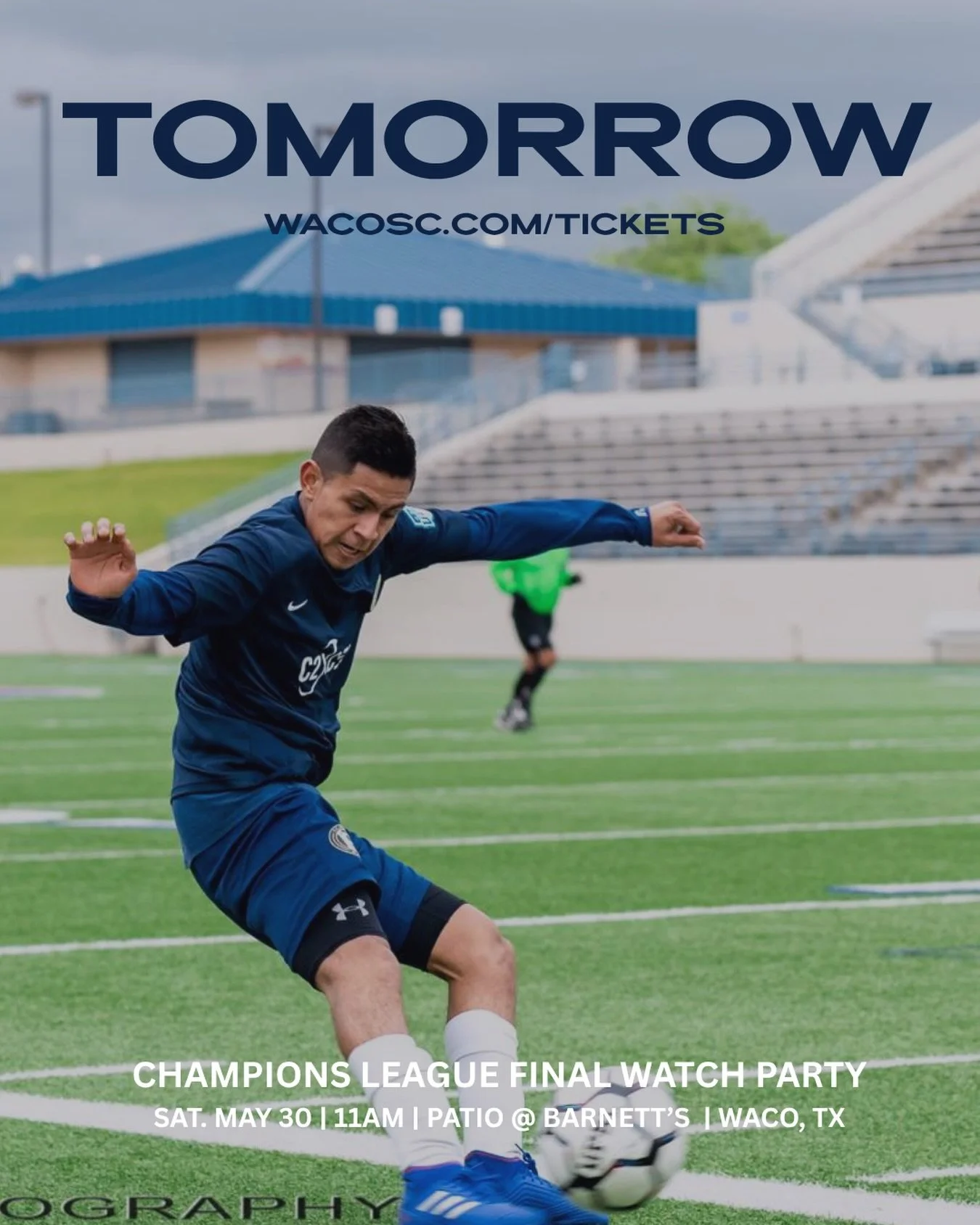 Just one more day until we watch the Champions League final together! Remember to RSVP and show up ready to support. Comment below who you think will win!

🔗Link in bio

#waco #wacosoccer #wacosc #wacotx