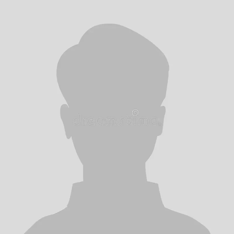A gray silhouette of a person's head and shoulders on a light background.