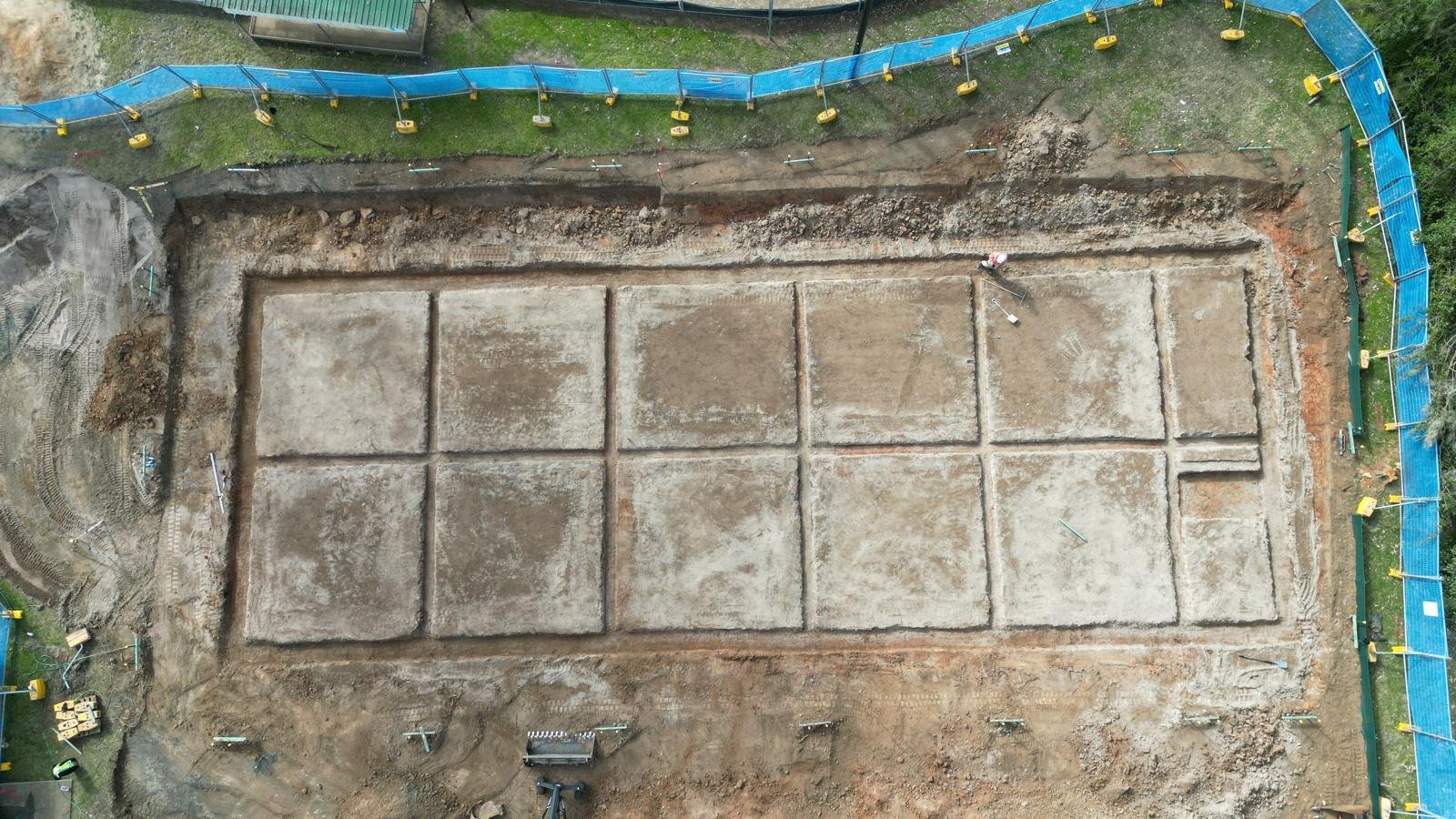 Detailed excavation for commercial building project