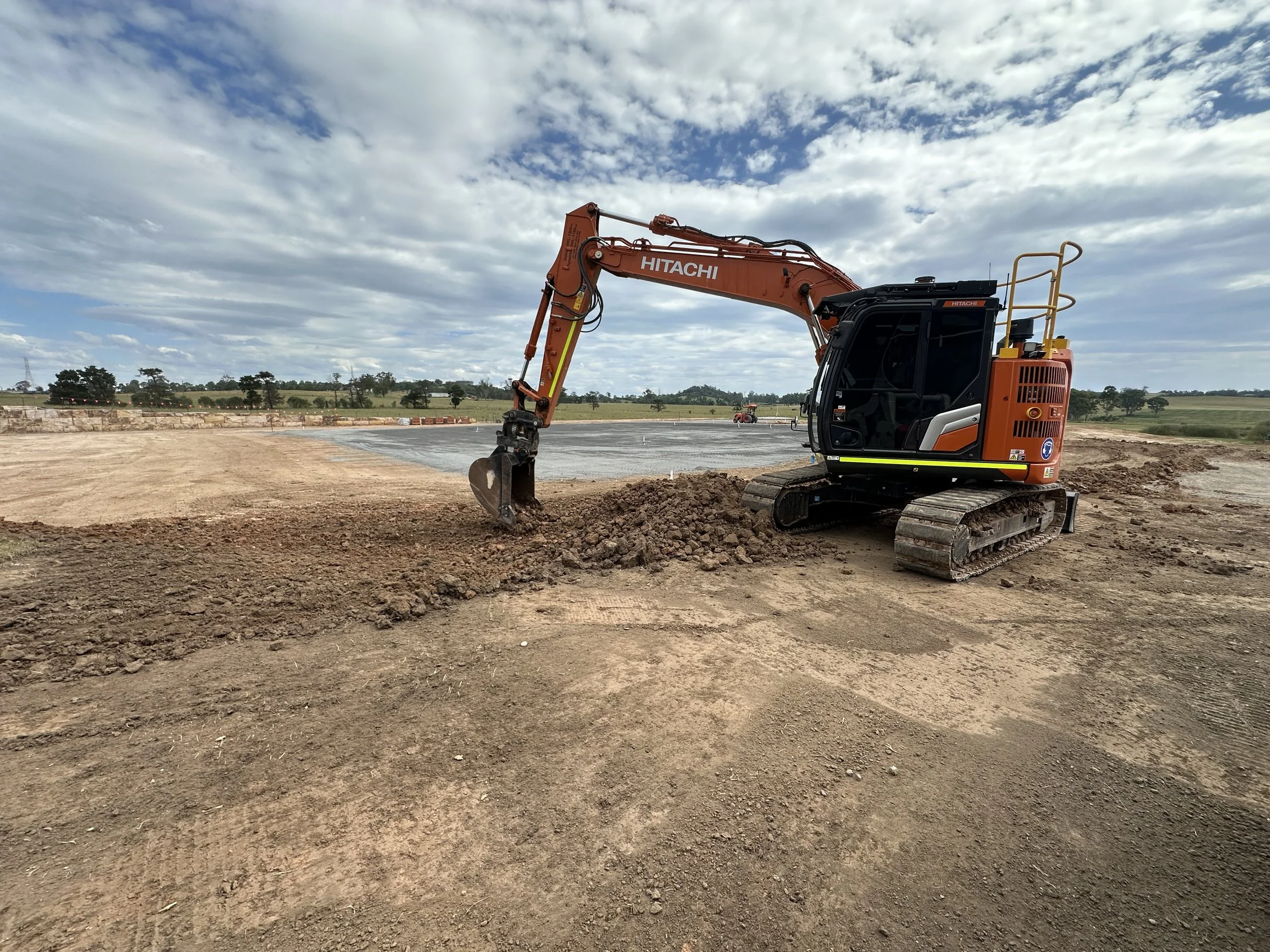 Detailed excavation for commercial building project