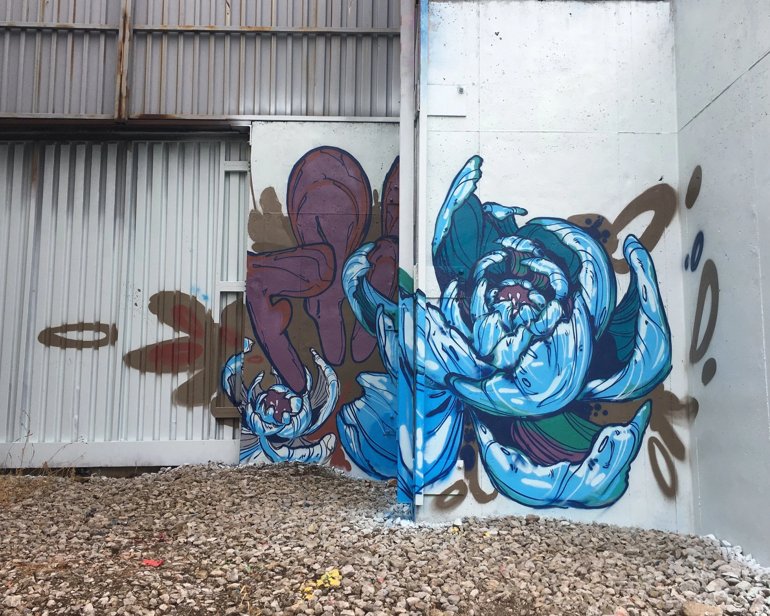 This vivid floral rendering emphasizing depth, color transitions, and painterly mark-making. This piece highlights my ability to merge realism with stylized linework. This piece was created through an invitation to participate in the Indelible Mural 