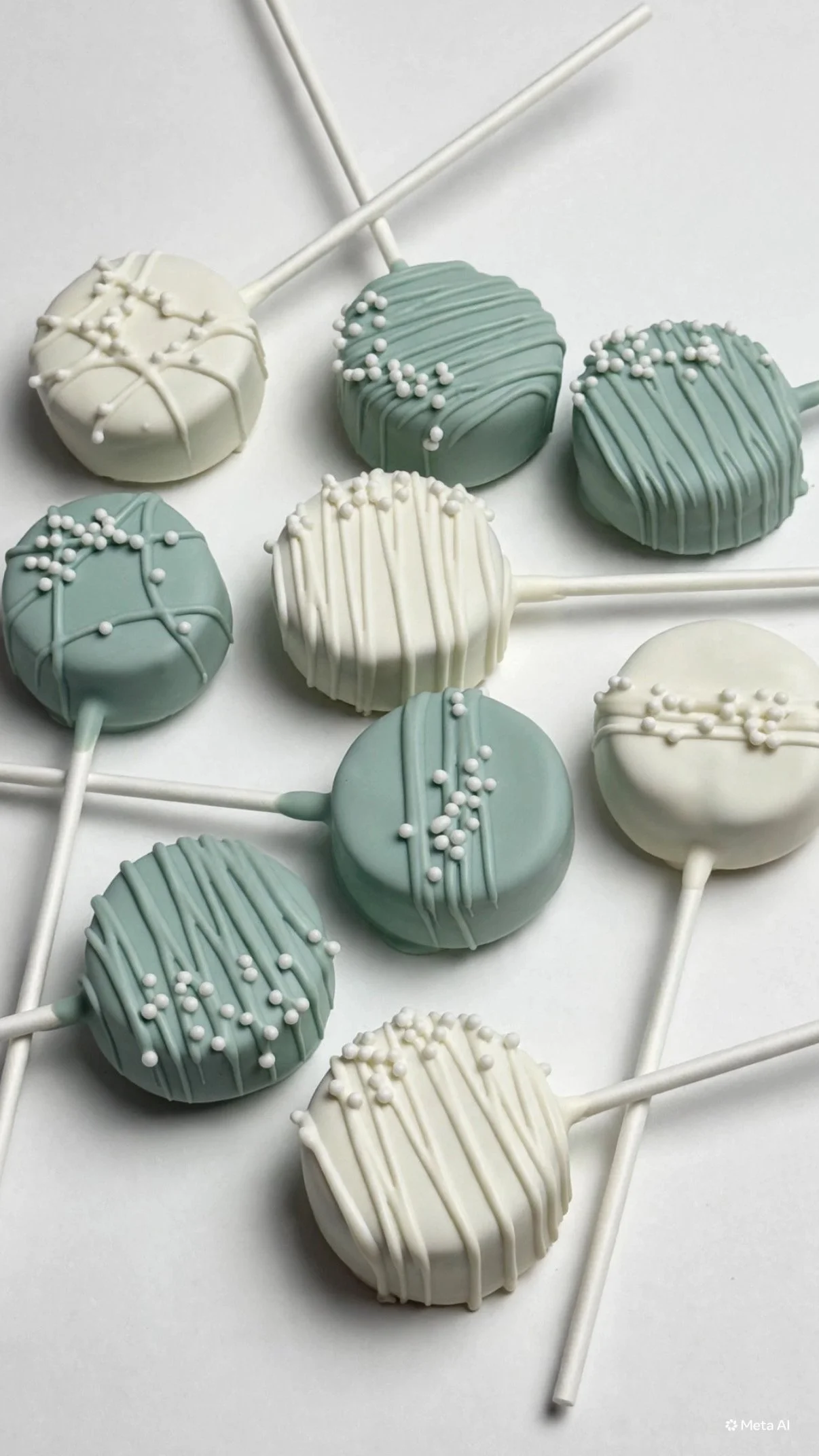 Sage Green and White Classic