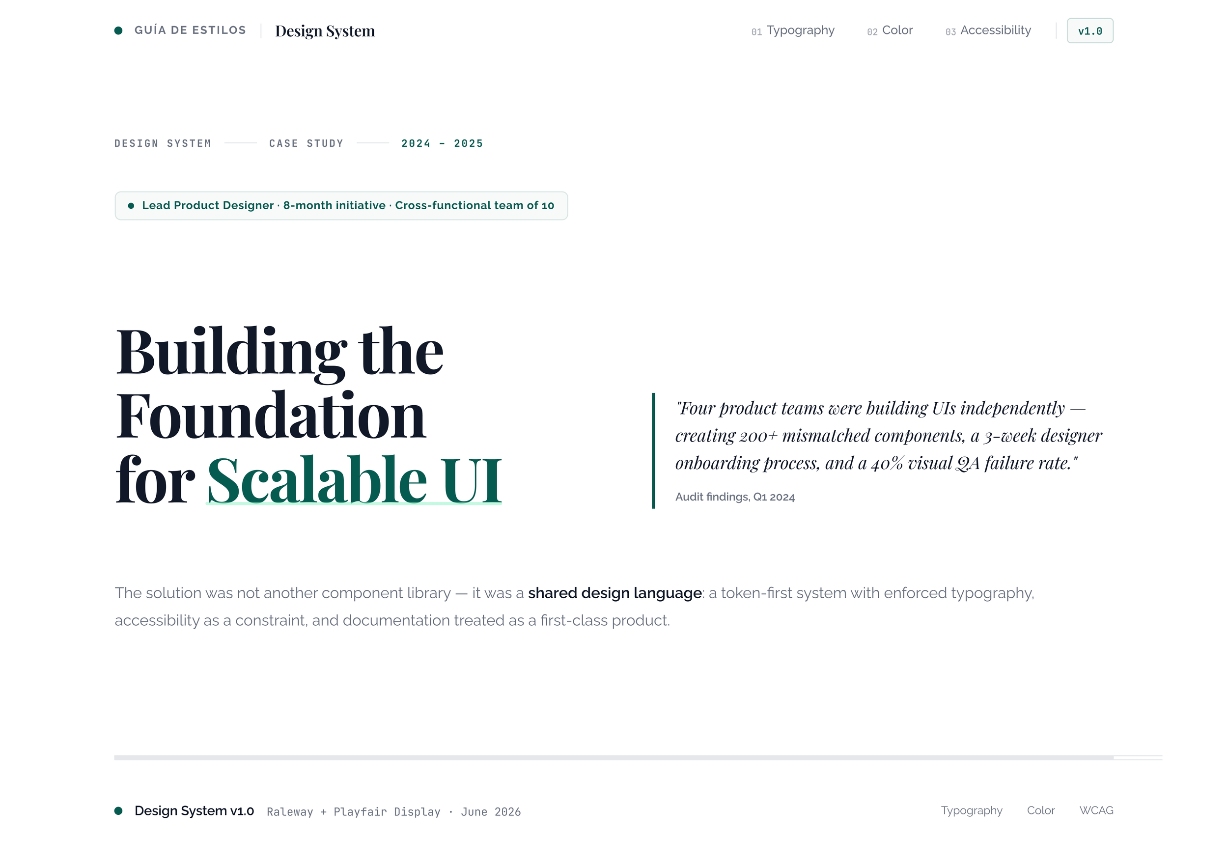 Building Scalable Design Systems