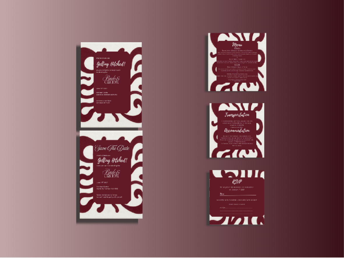 So Scarlet it was Maroon READY TO PRINT FULL DISPLAY