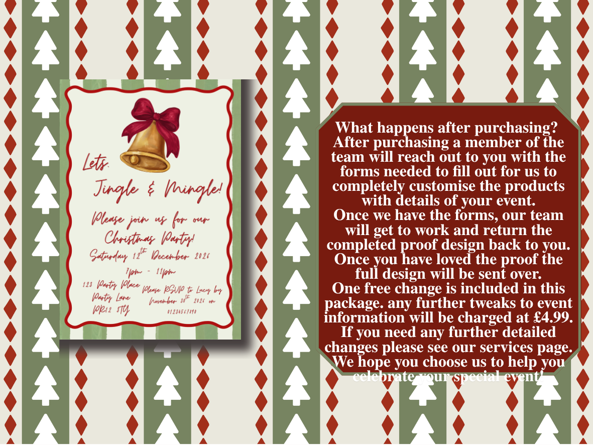 Jingle & Mingle Full Invite Design Package