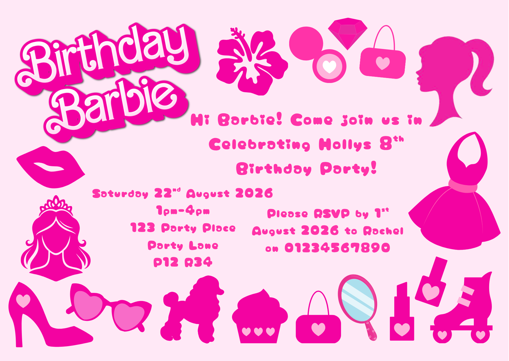 Birthday Barb Design Full Package