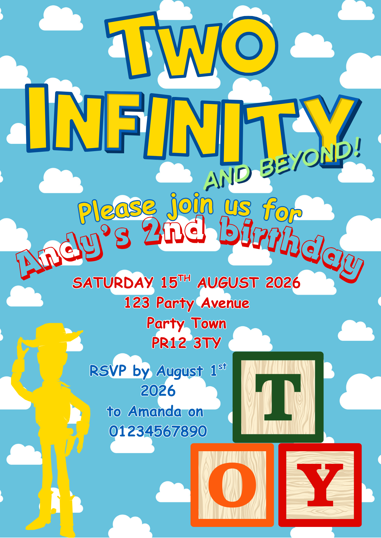 'Two Infinity' Design Invite Package