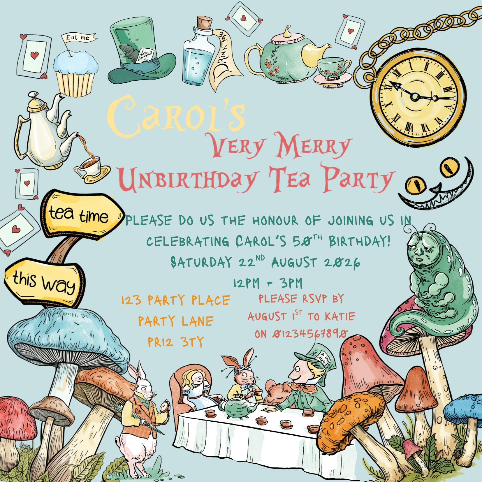 The Mad Tea Party Full Design Package