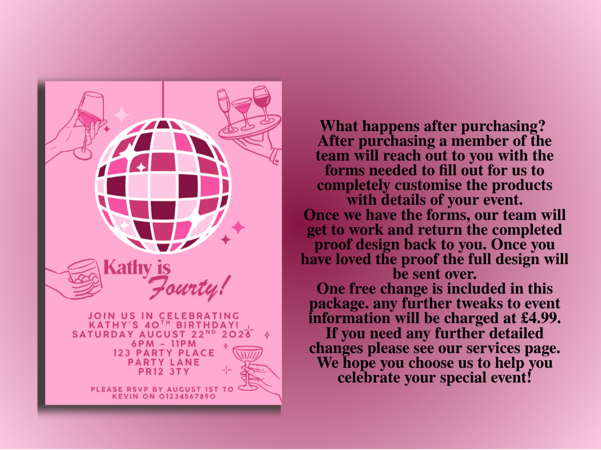 Disco All The Time Design Full Package