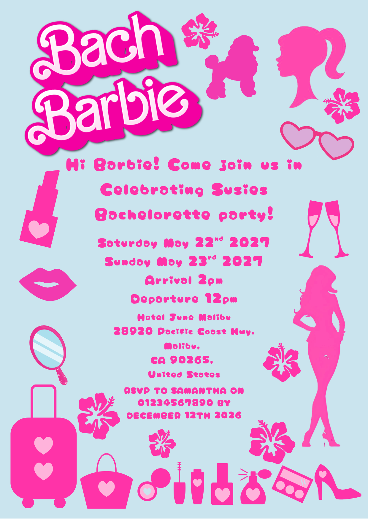Bachelorette/Hen Do Barb Full Design Package