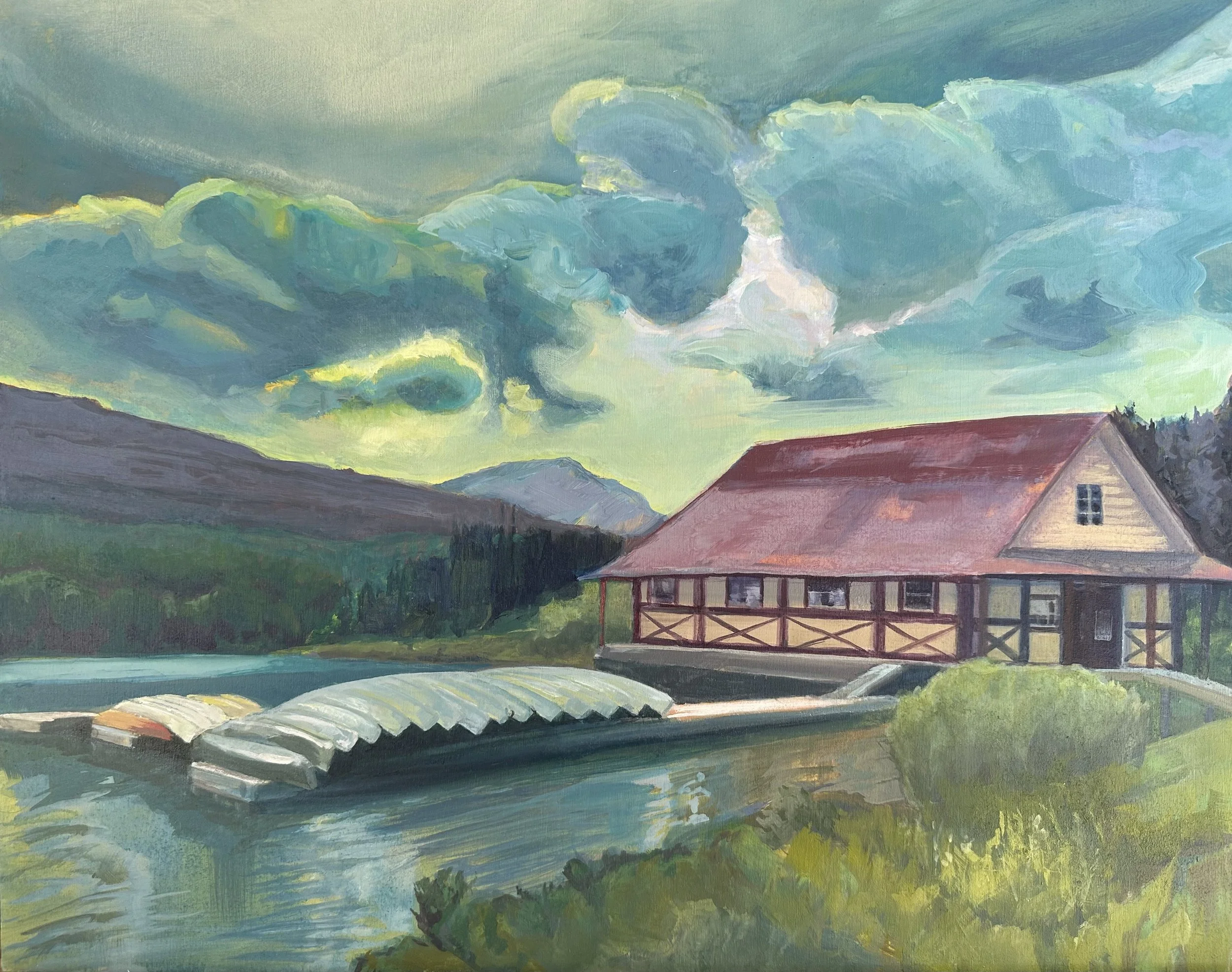 Maligne Lake Boat House