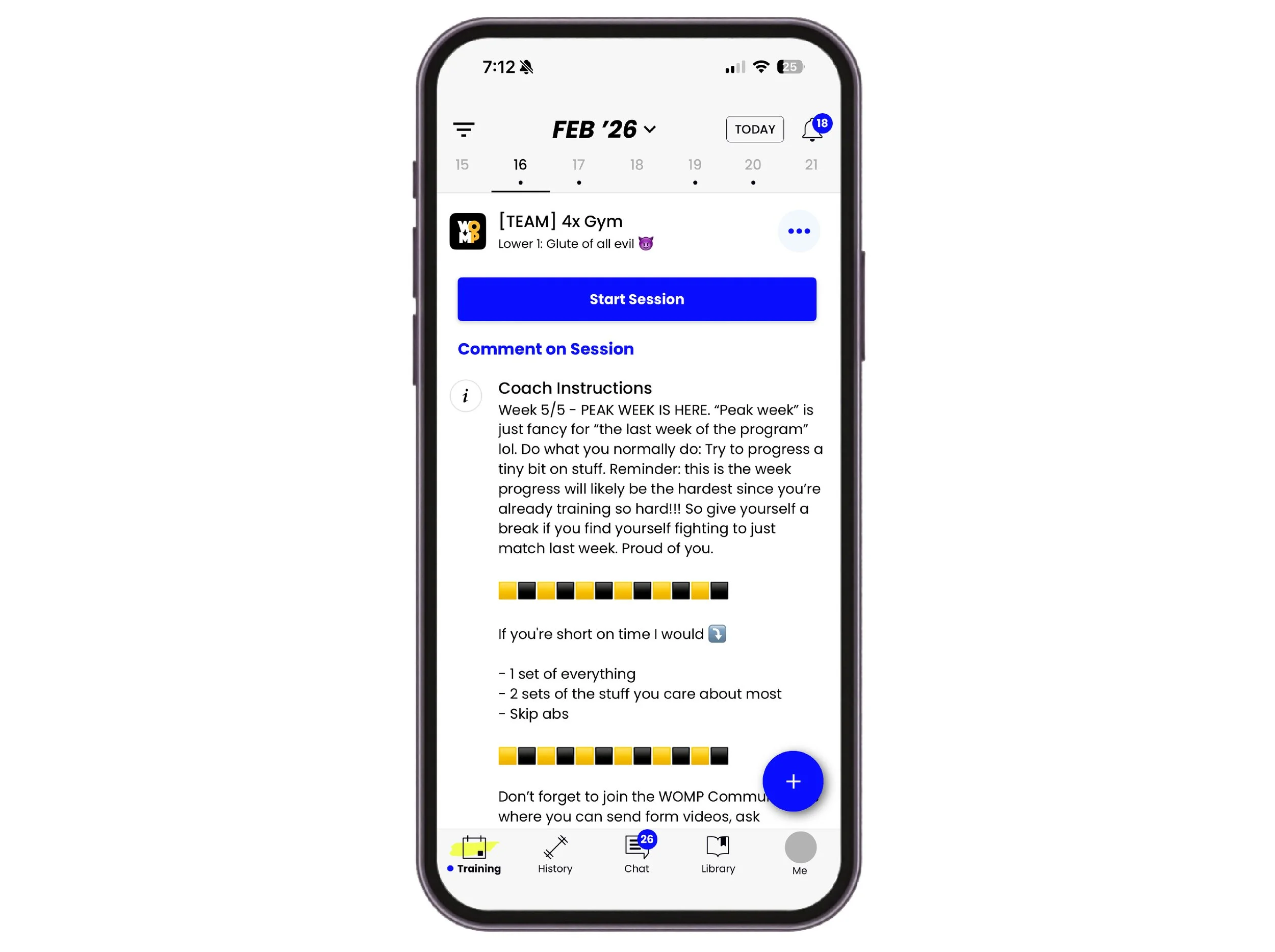 Train Heroic Training Program Track Progress App