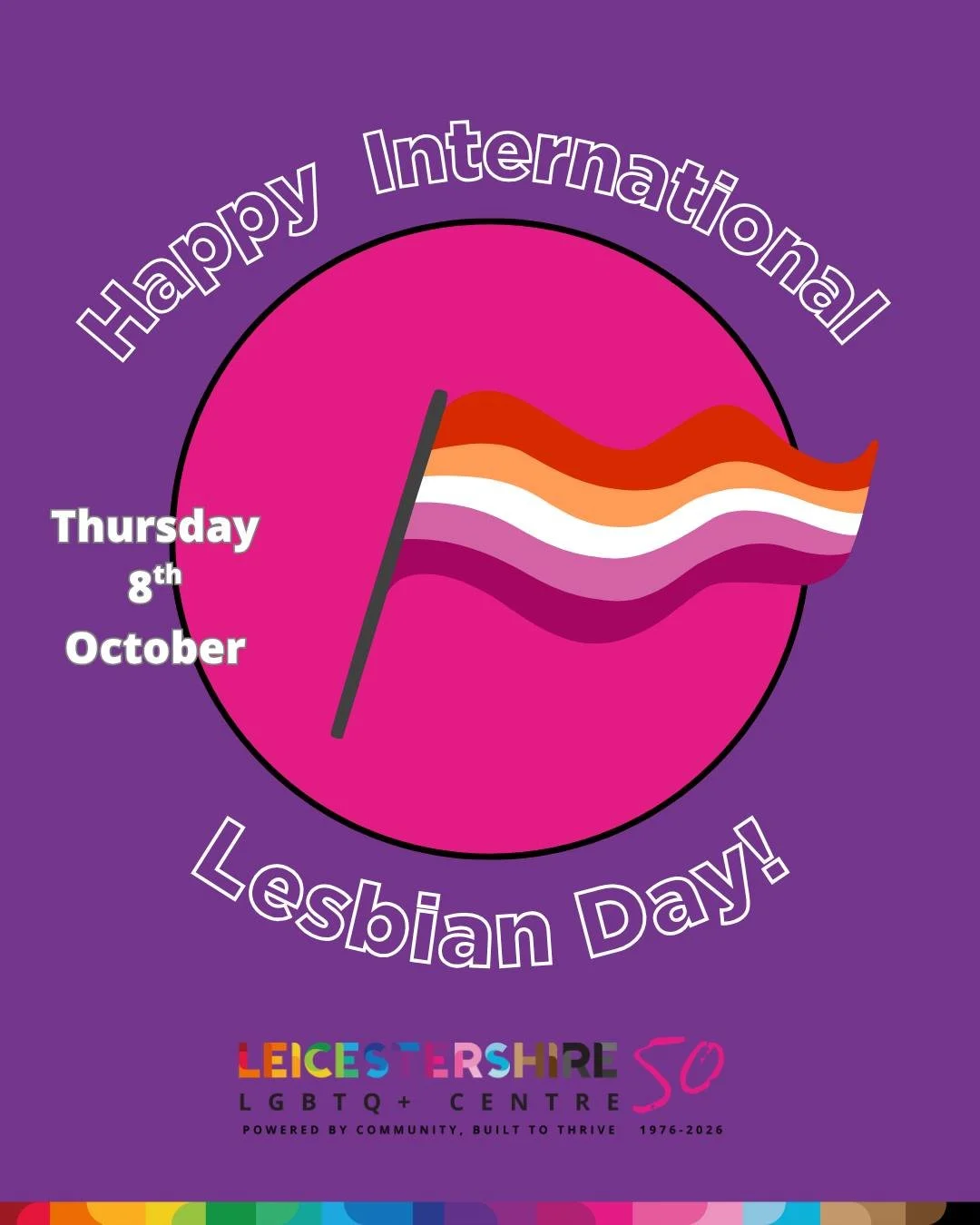 Happy International Lesbian Day, everyone! 🏳️&zwj;🌈