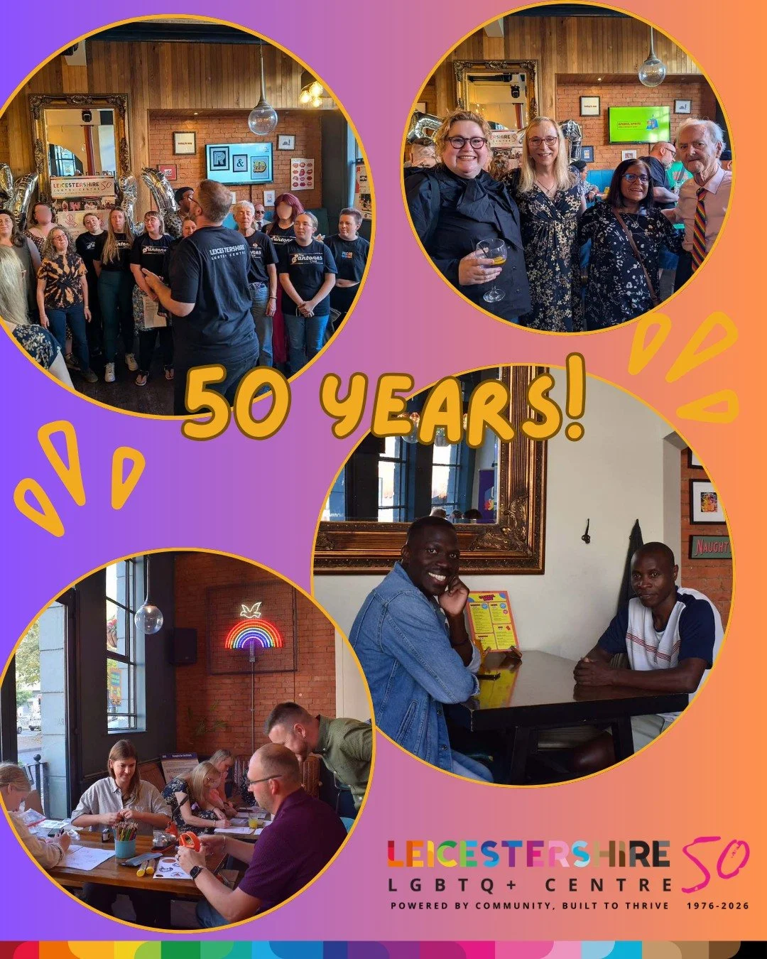 We've been looking through some of the fab photos from the Centre's 50th birthday party @rainbowanddovepub.

Thanks again to all our lovely attendees, donors, speakers and singers for a wonderful afternoon. 🌈