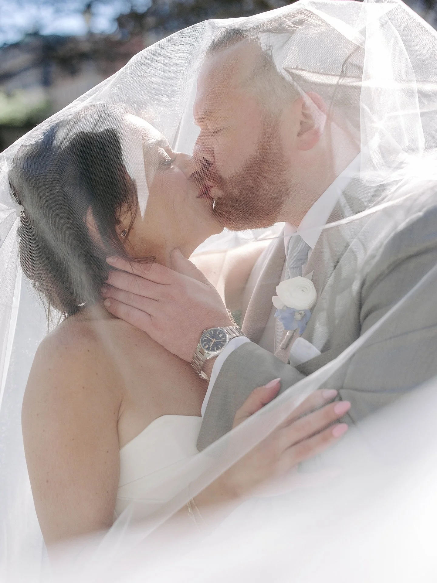 Scenes from Jackie and James&rsquo; beautiful (windy!!) April wedding day🍃 Their day was so energetic and full of so many happy tears, and getting to watch J &amp; J be in awe of their vision come to life all day long was such a joy for us, their te