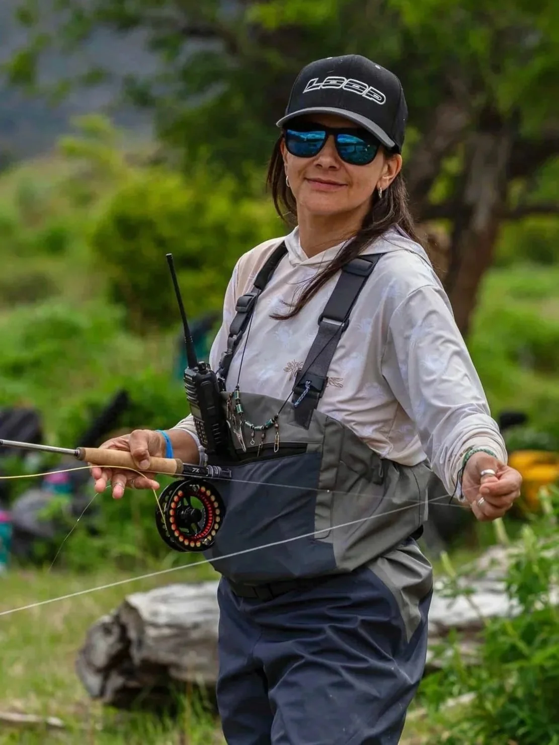 Vanessa Briceño, guia de pesca con mosca en Patagonia Chilena, fundadora de Terra Fishing