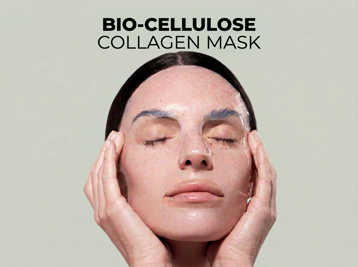 Face AND Neck Collagen and Hyaluronic acid Cellulose mask