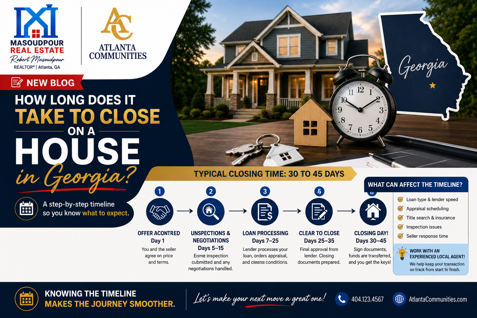 How Long Does It Take to Close on a House in Georgia?