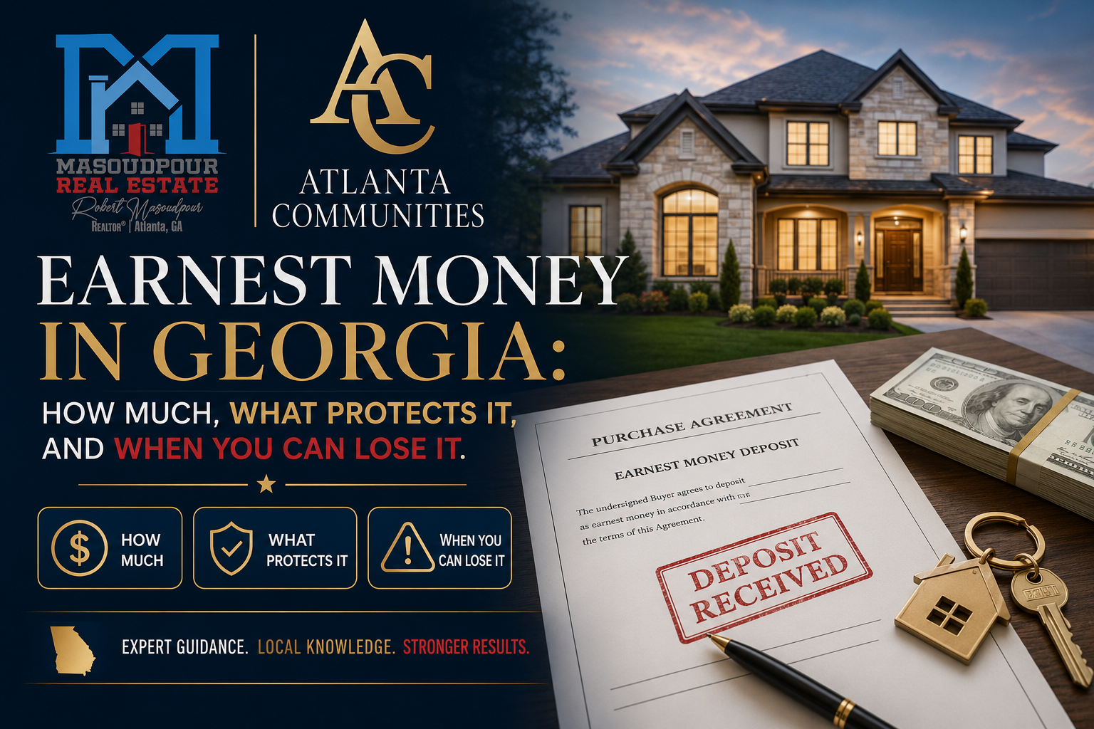 Earnest Money in Georgia: How Much, What Protects It, and When You Can Lose It