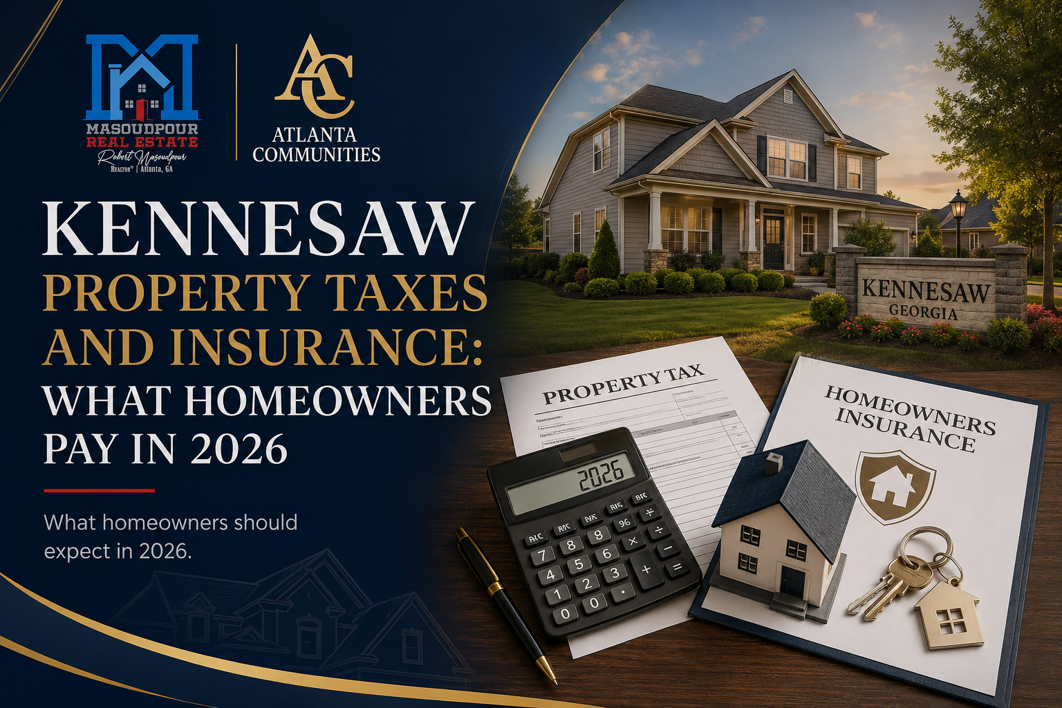 Kennesaw Property Taxes and Insurance: What Homeowners Pay in 2026