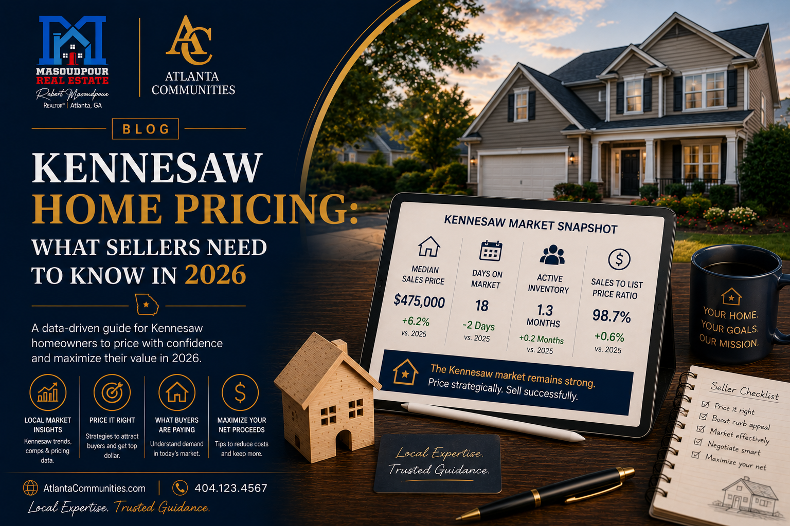 Kennesaw Home Pricing: What Sellers Need to Know in 2026