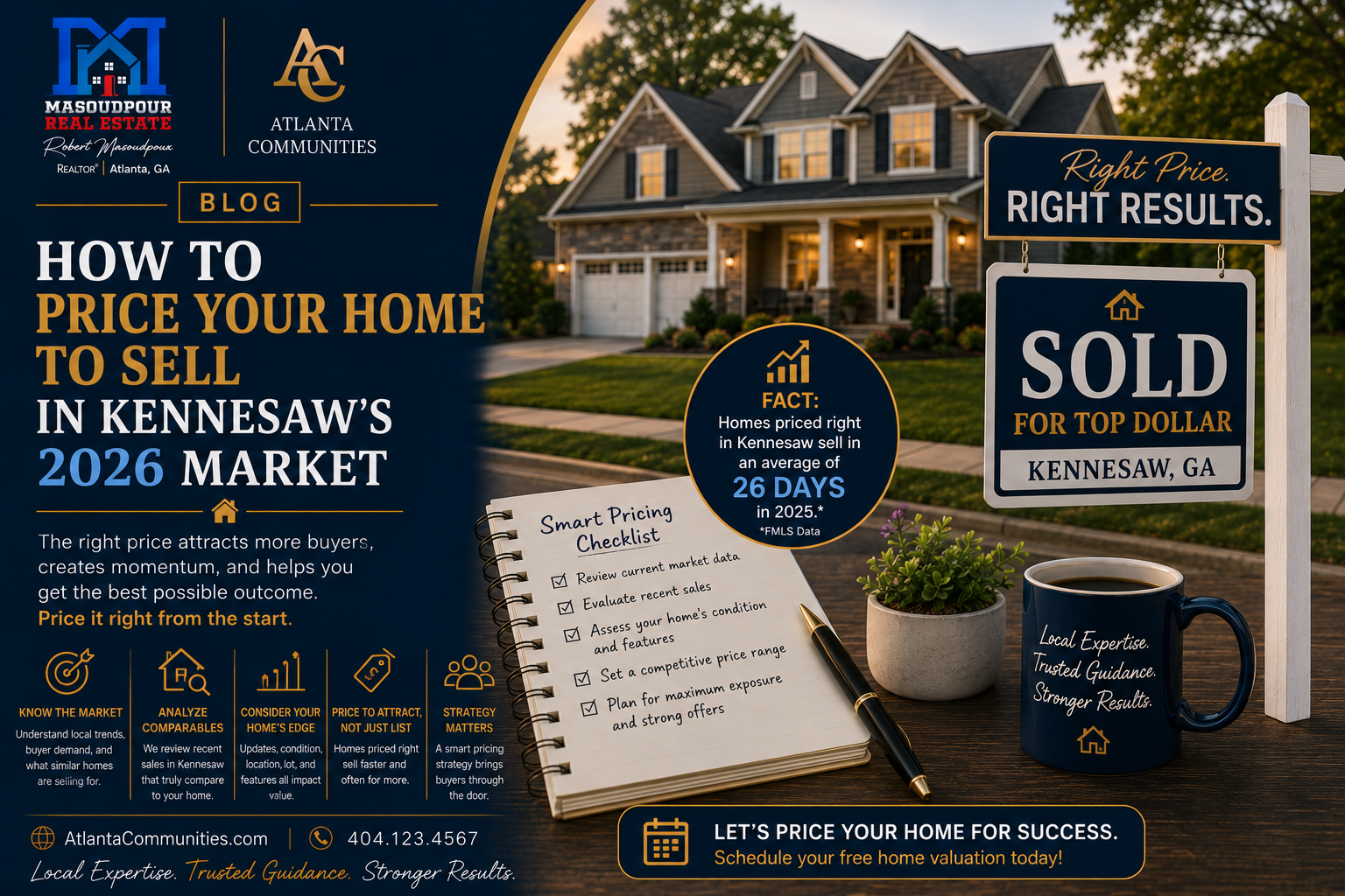 How to Price Your Home to Sell in Kennesaw's 2026 Market
