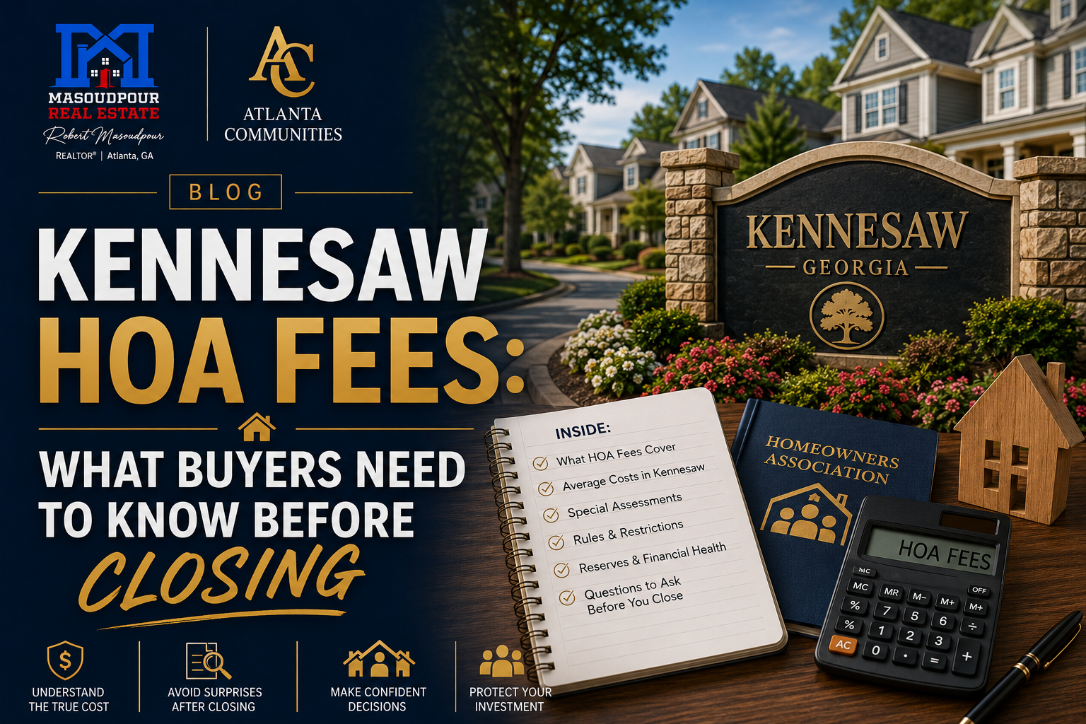 Kennesaw HOA Fees: What Buyers Need to Know Before Closing