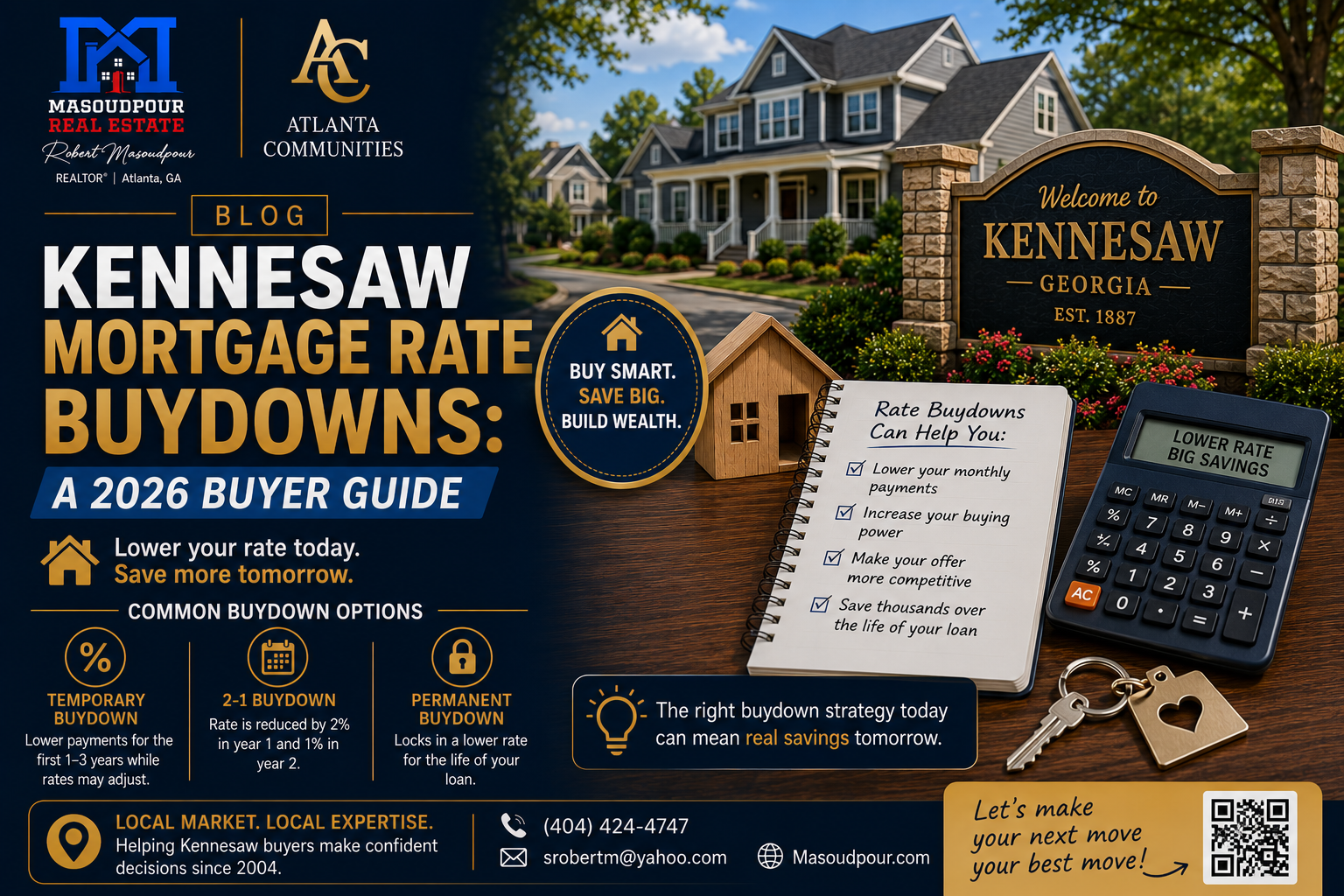 Kennesaw Mortgage Rate Buydowns: A 2026 Buyer Guide
