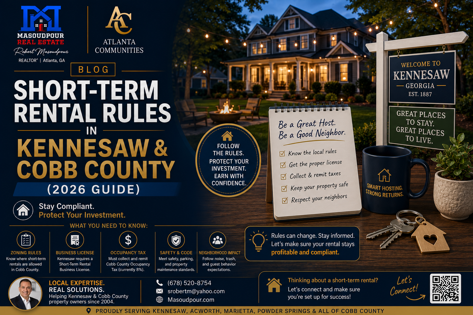 Short-Term Rental Rules in Kennesaw &amp; Cobb County (2026)