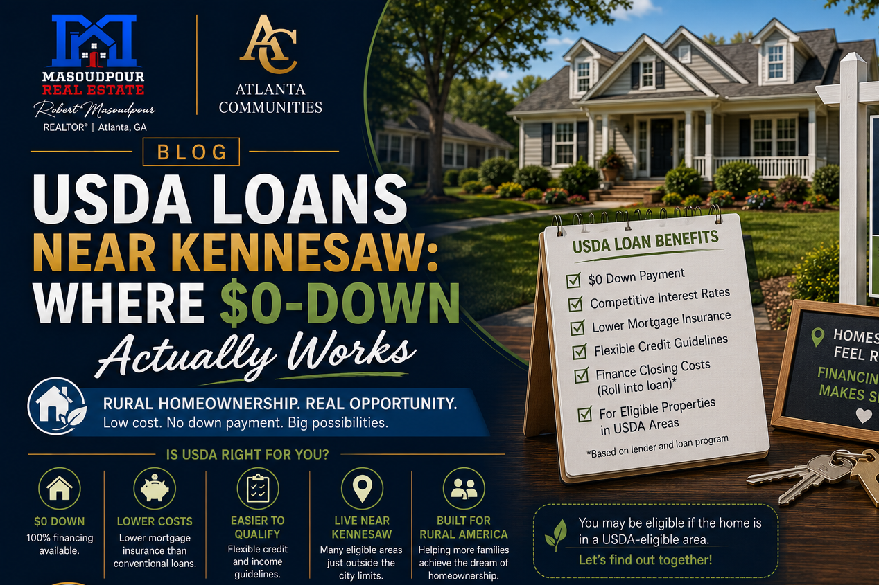 USDA Loans Near Kennesaw: Where $0-Down Actually Works