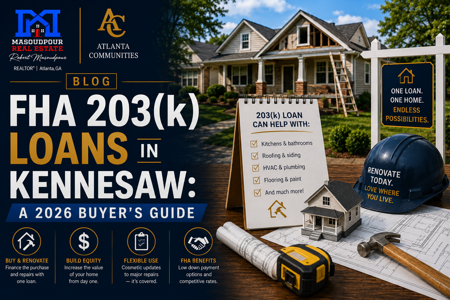 FHA 203(k) Loans in Kennesaw: A 2026 Buyer's Guide