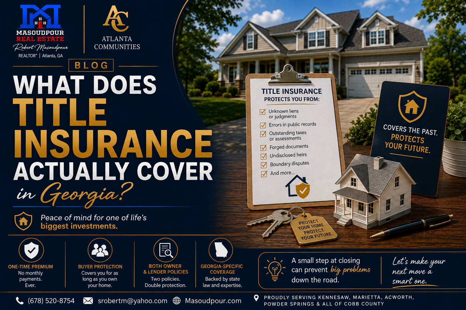 What Does Title Insurance Actually Cover in Georgia?