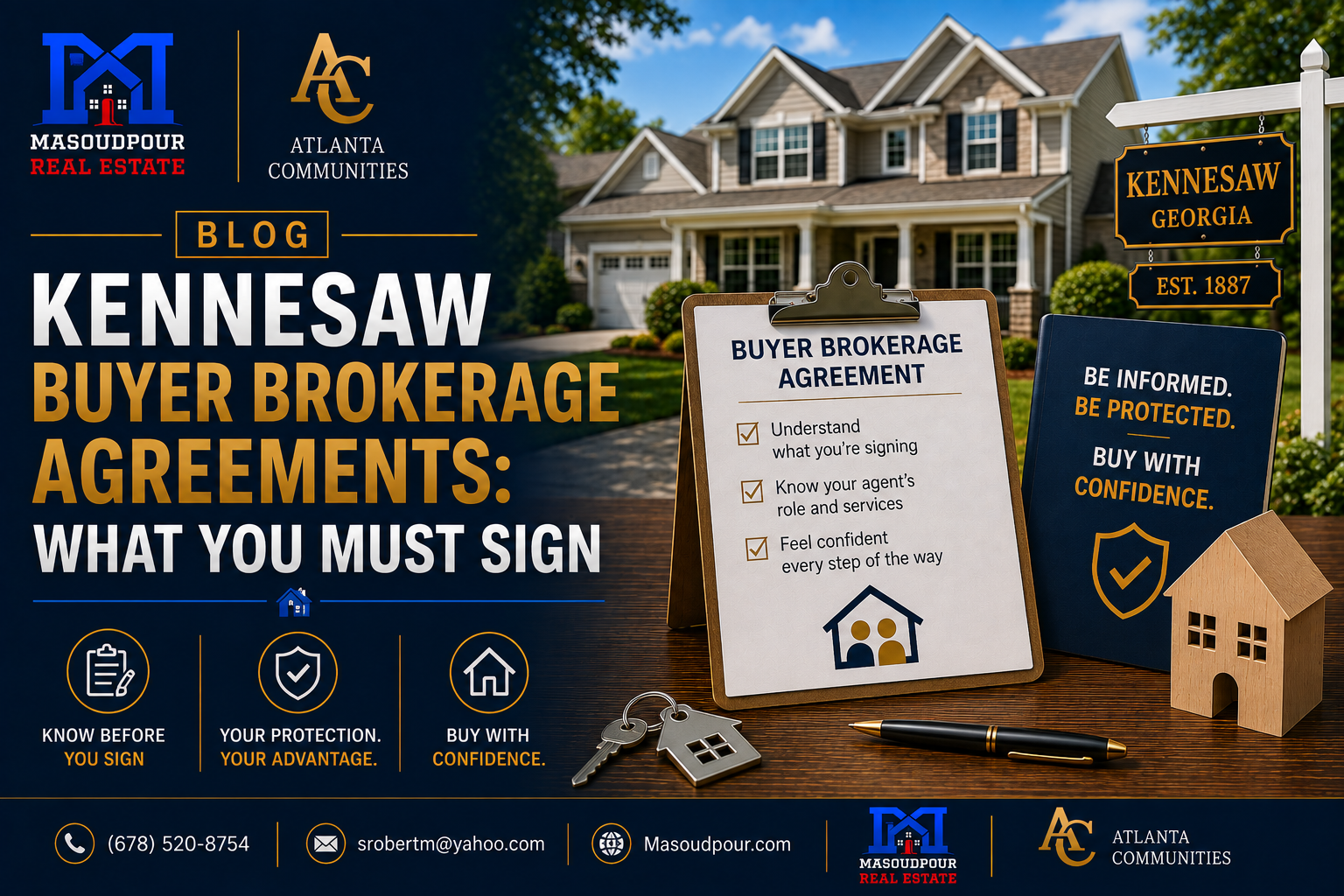 Kennesaw Buyer Brokerage Agreements: What You Must Sign