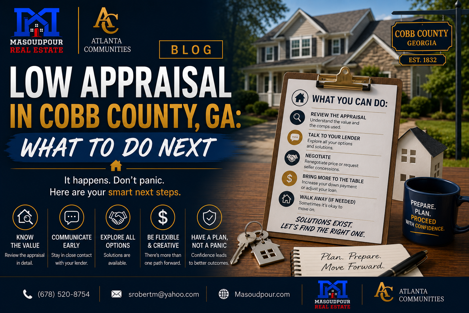 Low Appraisal in Cobb County, GA: What to Do Next