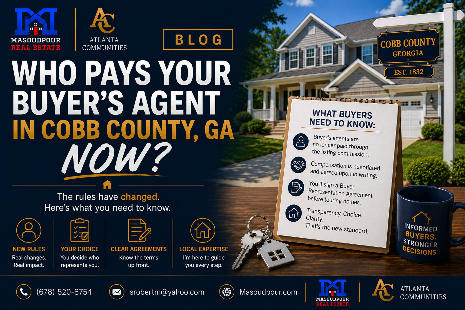 Who Pays Your Buyer's Agent in Cobb County, GA Now?