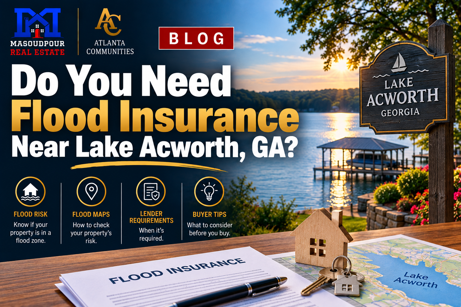 Do You Need Flood Insurance Near Lake Acworth, GA?