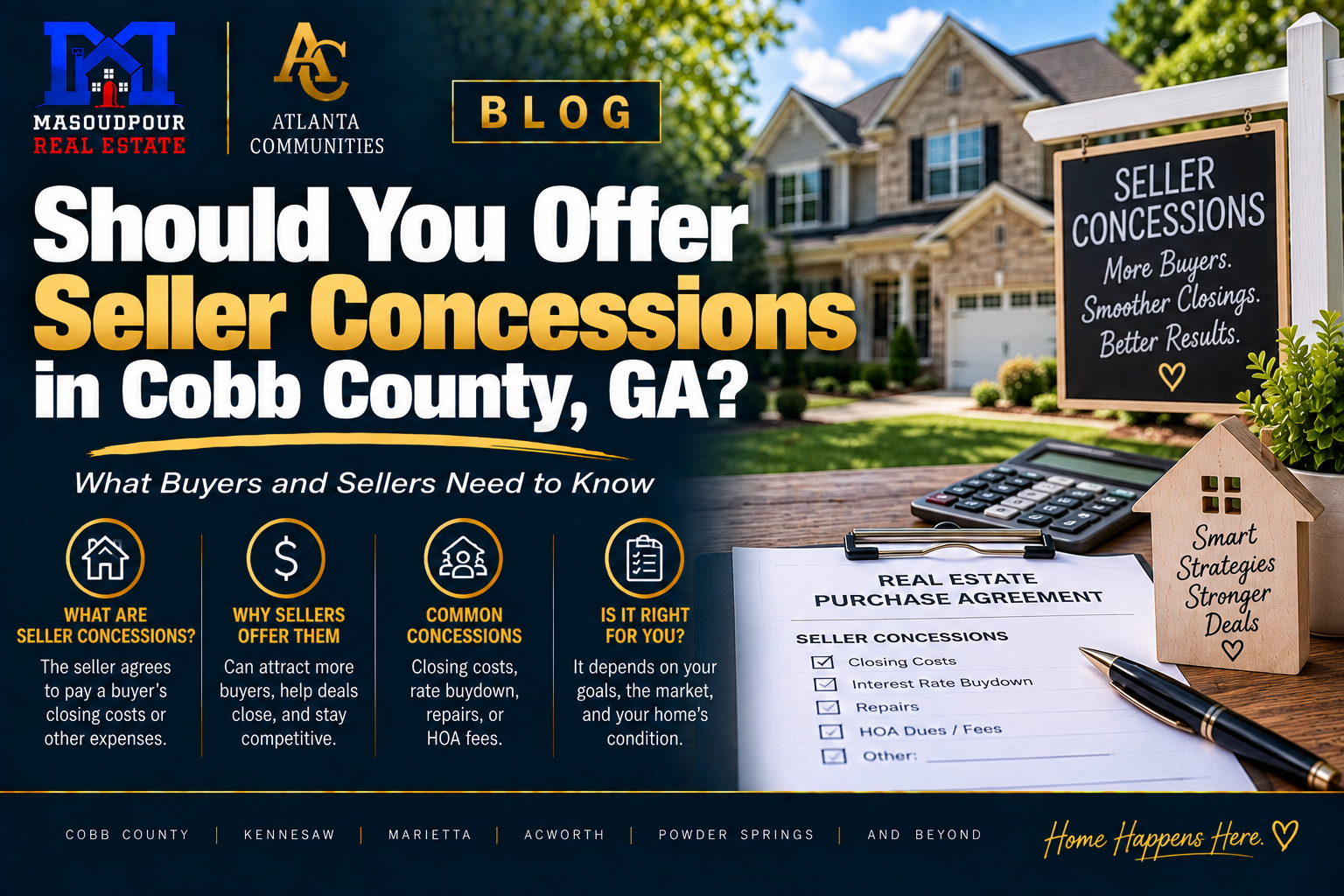 Should You Offer Seller Concessions in Cobb County, GA?