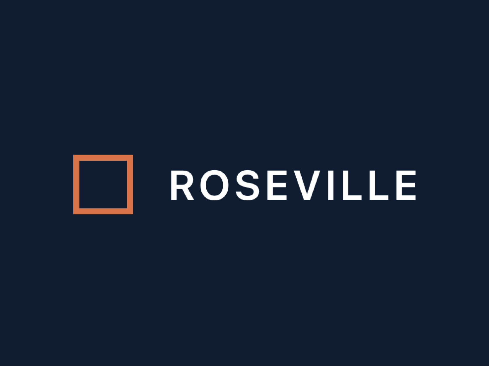 Logo with a square outline and the text