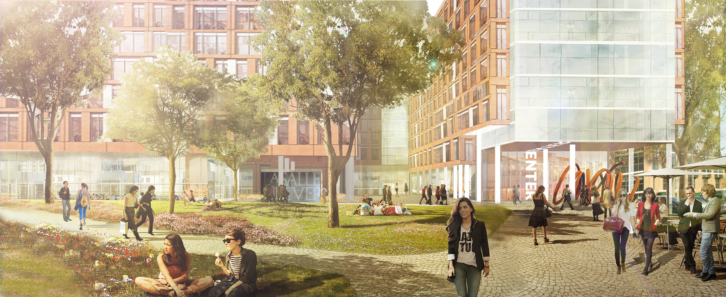 ENTRY OF DORM COURTYARD
