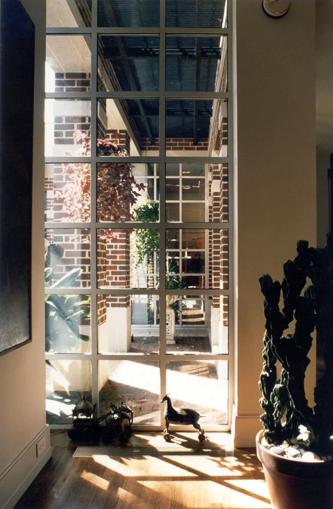 VIEW TOWARDS COURTYARD