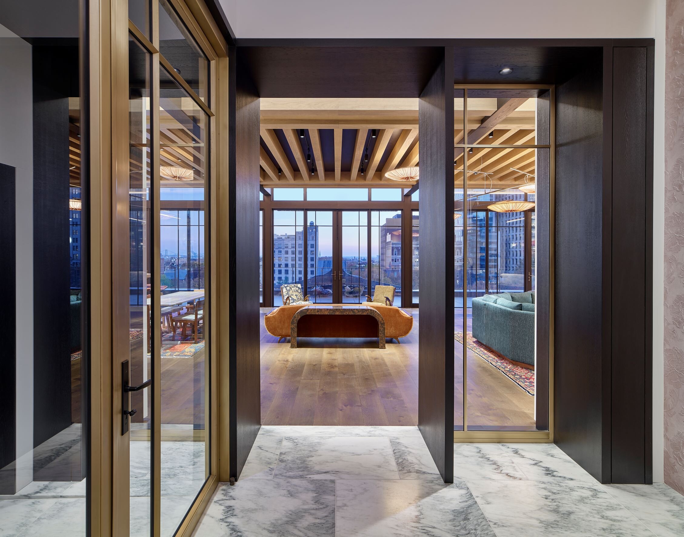 VIEW FROM ENTRY HALL