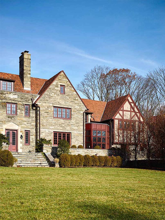 EXTERIOR VIEW OF BREAKFAST ROOM AND ADDITION