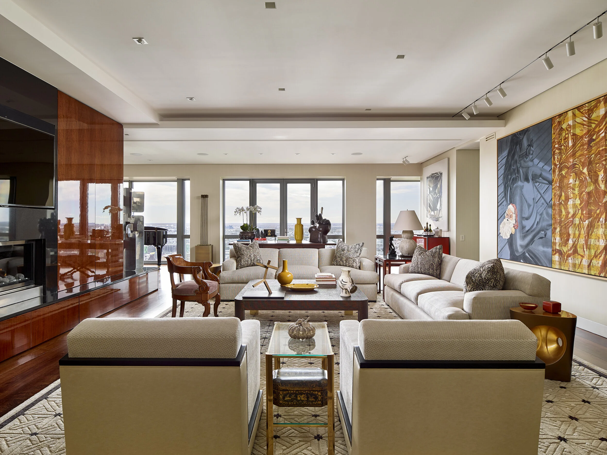 VIEW OF LIVING ROOM