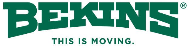 Bekkens logo with the slogan "This is Moving."