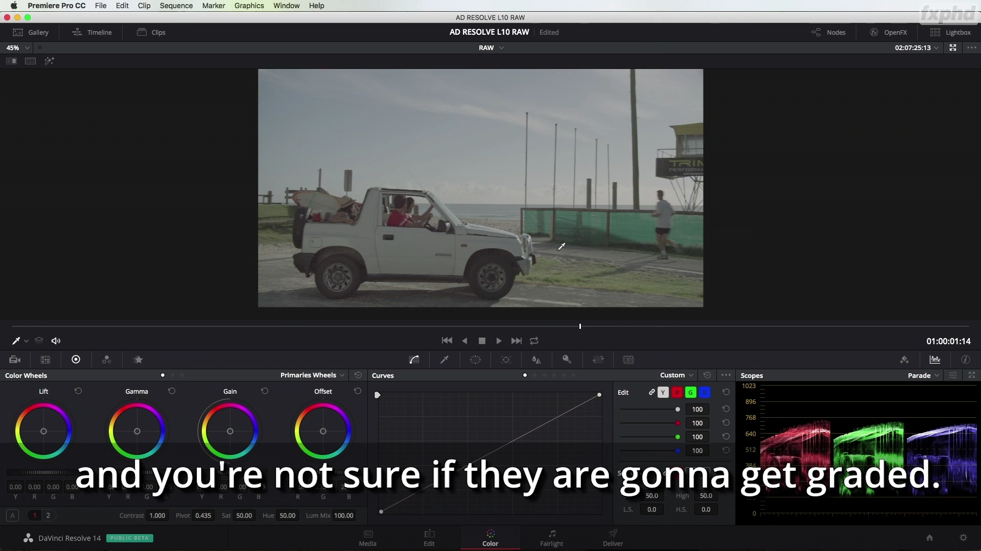Grading for Cinematographers