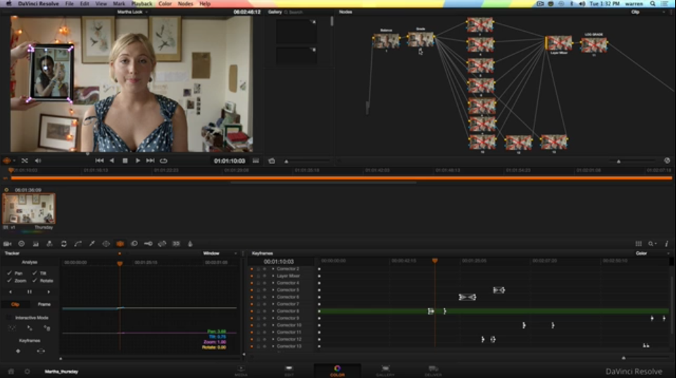 Grading “Martha Marlow”, a one take music video