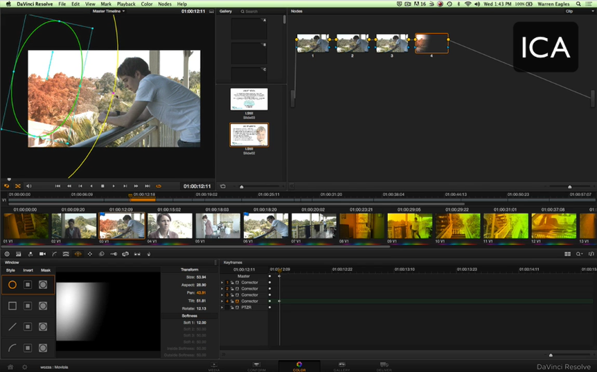 Resolve 9 – Copy a look with Auto Keyframes