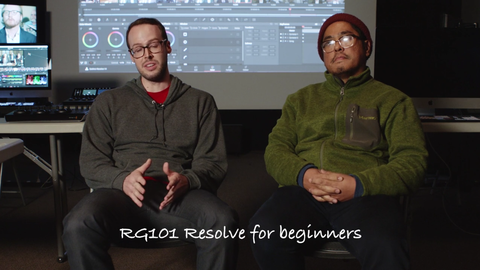 Jim Webb & Mark Clarin discuss RG101: Resolve for Beginners