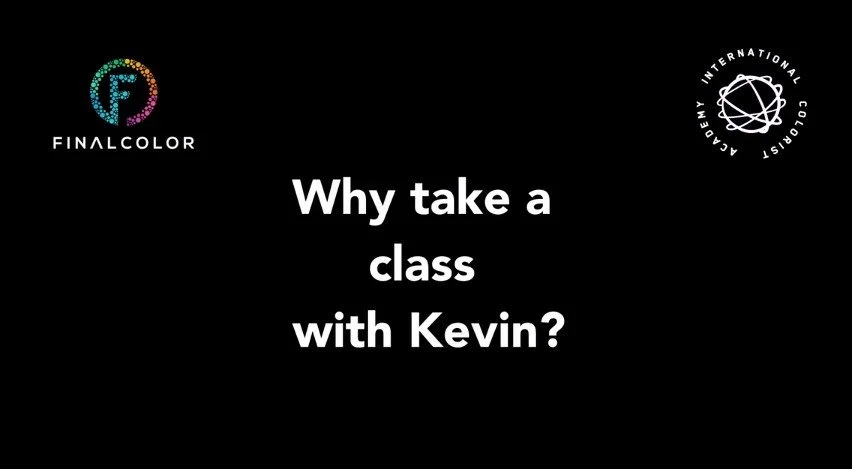 Why Learn Color Correction from Kevin Shaw?